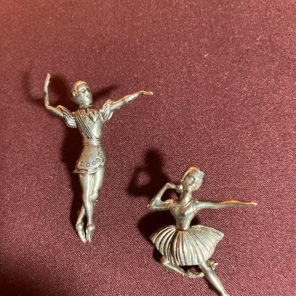 A set of ballet dancer pins. Vintage from 1950s or 60’s. - Picture 1 of 1